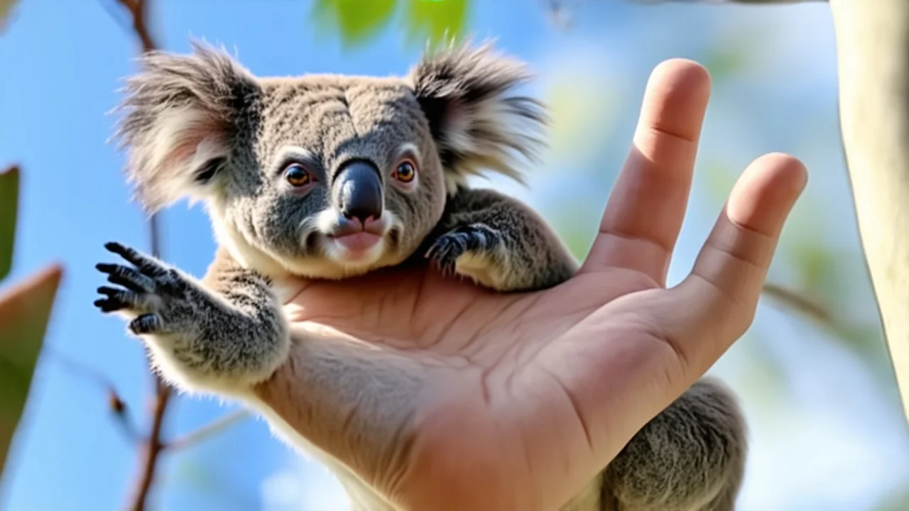 Koala hand