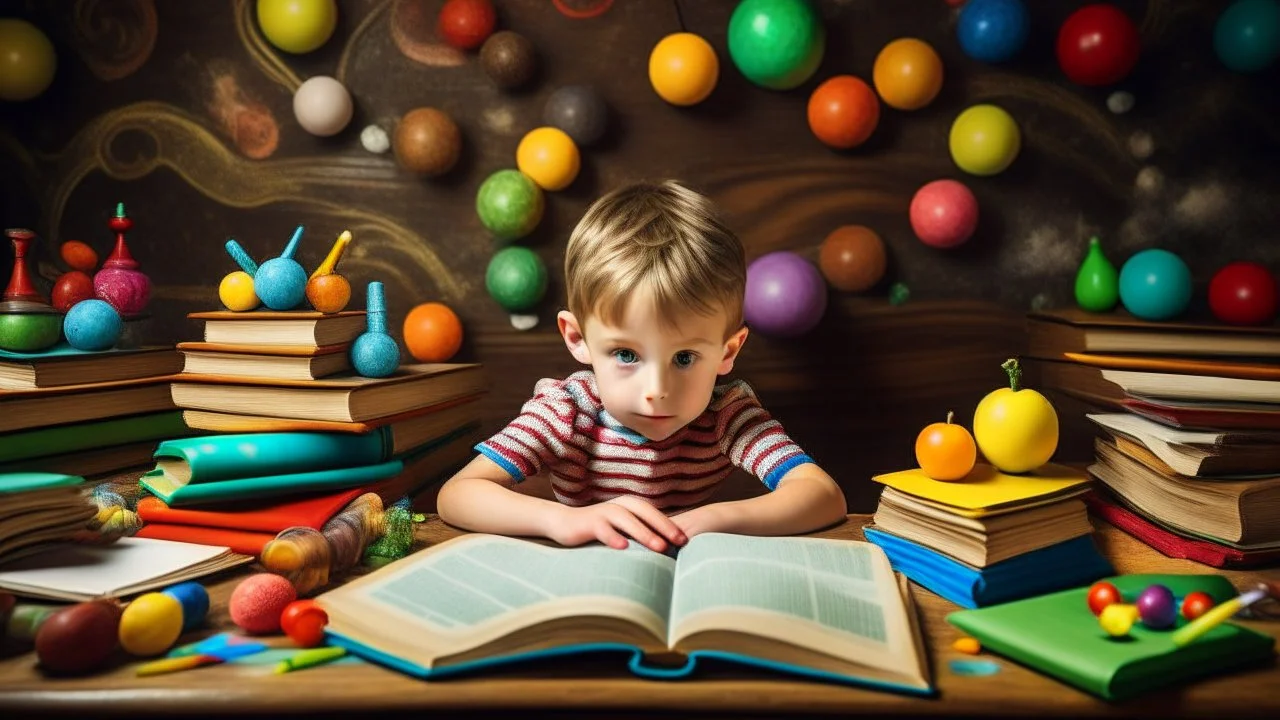 The image for the article could depict a young child sitting at a desk surrounded by colorful books and educational tools, looking at the pages of an open book with curiosity and interest. This image reflects the spirit of learning and exploration in children, illustrating the opportunities that come with developing their love for knowledge and self-learning.