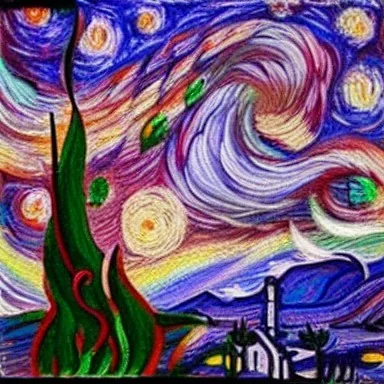 Aleen musk , Van Gogh tarzında