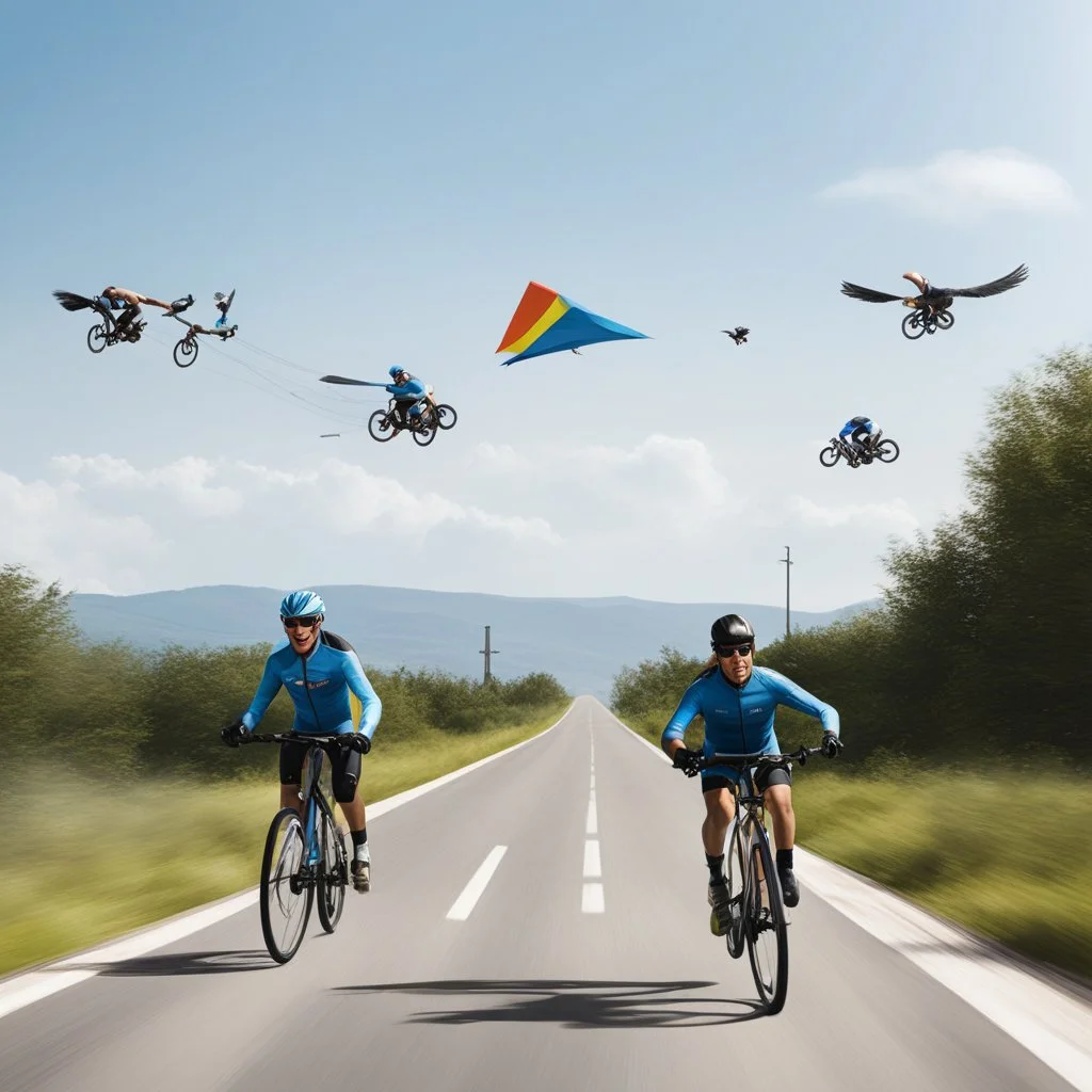 The distance between cities A and B is 40 km. Two cyclists leave respectively from A and B simultaneously towards one another, one with speed 10 km/h and the other with speed 15 km/h. A fly flies out with the first cyclist from A with the speed of 100km/h, reaches the second, touches his forehead and flies back to the first, touches his forehead, returnes to the second, and so on until the cyclists’ foreheads collide and squash the fly. How many kilometers altogether has the fly flown?