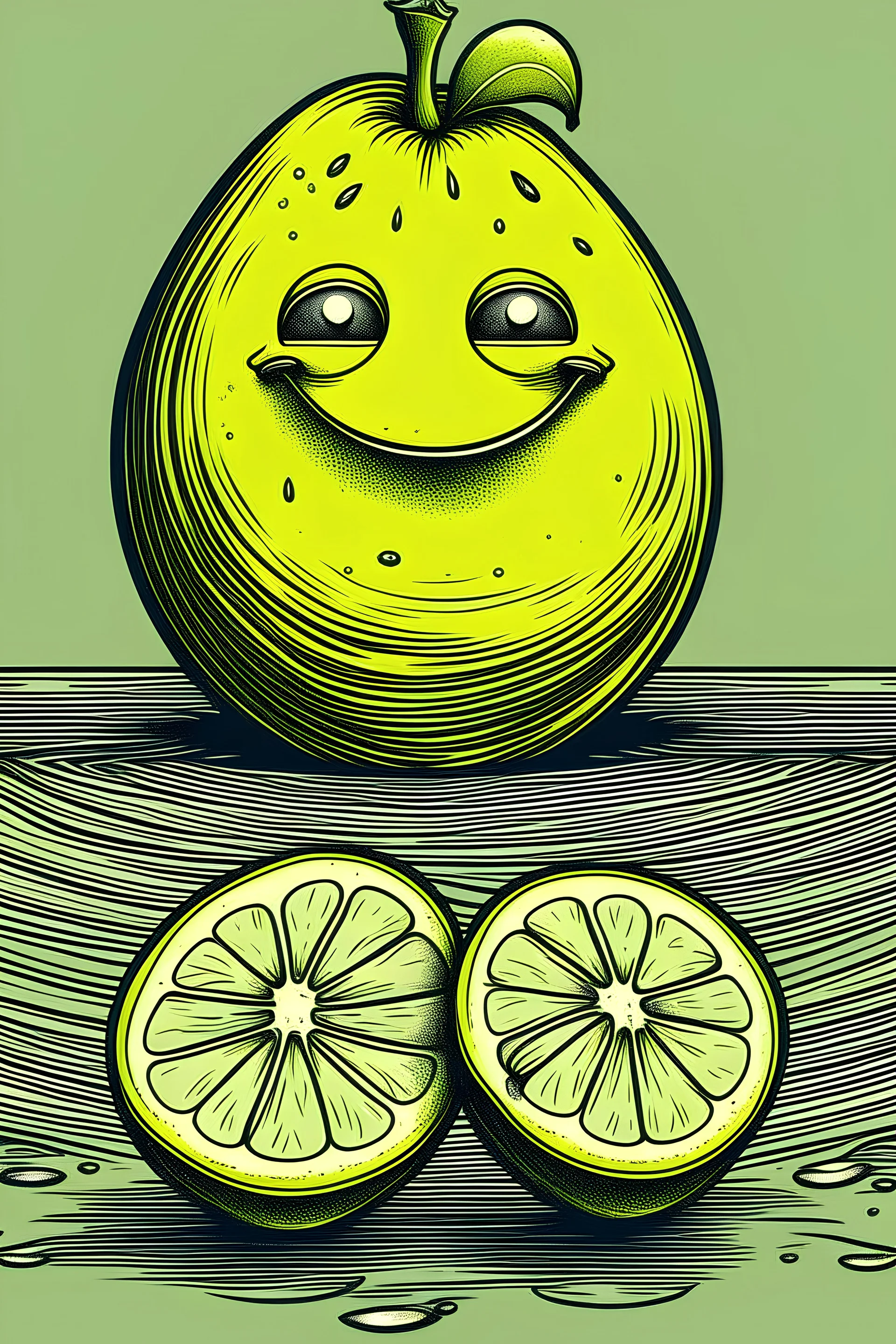 A lemon has two feet
