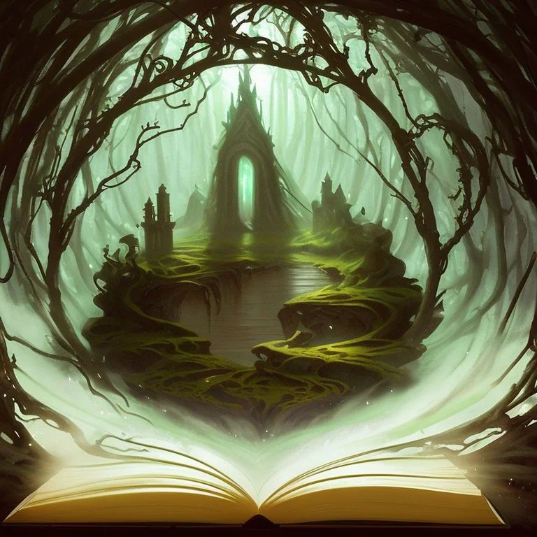 In a realm where enchantments abound and fantastical adventures await, a peculiar sight captures your attention: a mesmerizing floating book with ethereal tendrils of magic swirling around it. As you approach, the tome beckons you to open its pages and immerse yourself in its enchanted world. Describe what unfolds as you delve into the book's magical narrative, encountering mystical creatures, awe-inspiring landscapes, and a quest that holds the key to unlocking extraordinary powers.