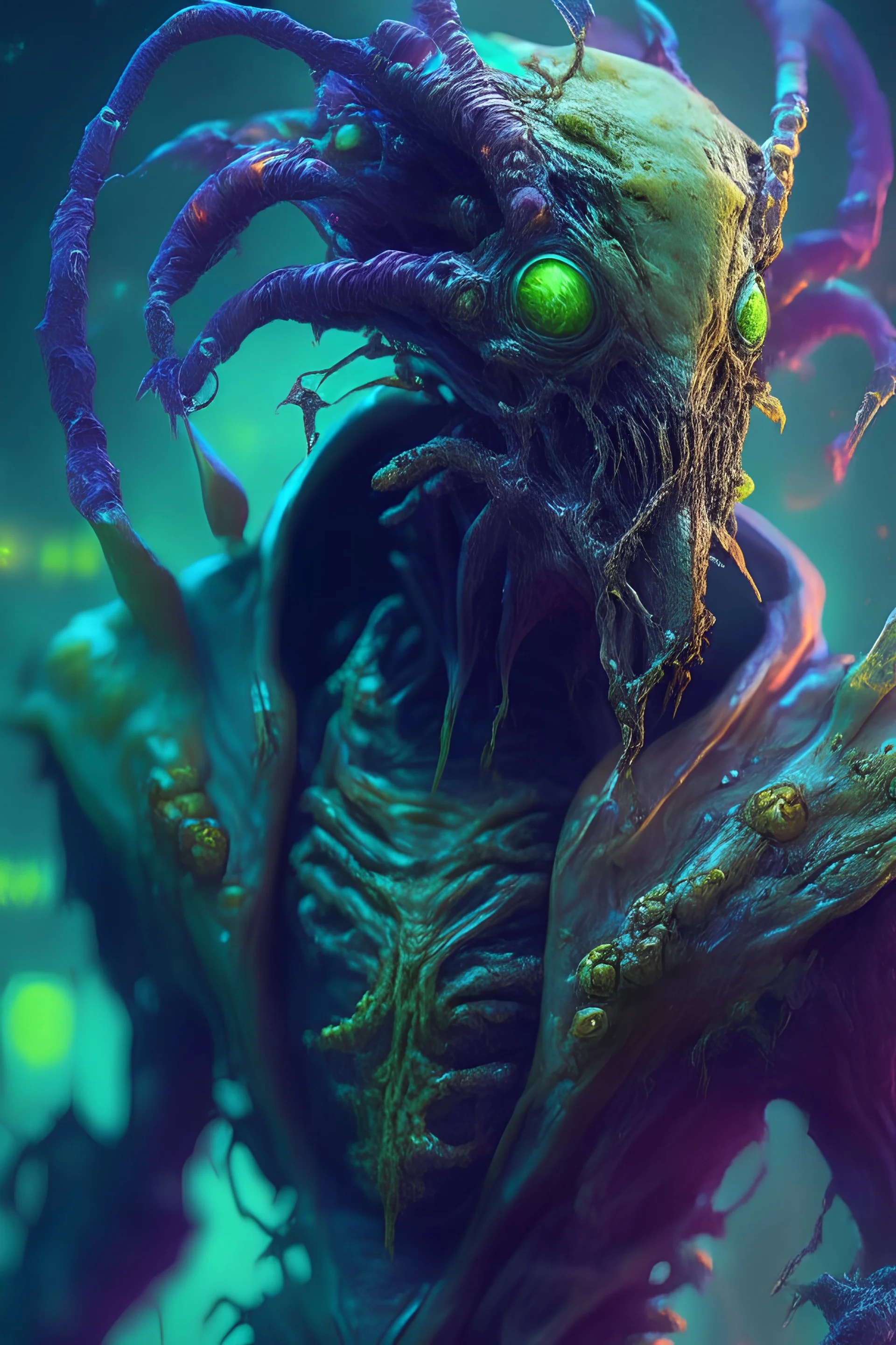 Mutant Plague docter alien,FHD, detailed matte painting, deep color, fantastical, intricate detail, splash screen, complementary colors, fantasy concept art, 32k resolution trending on Artstation Unreal Engine 5