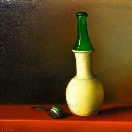 still life bottle