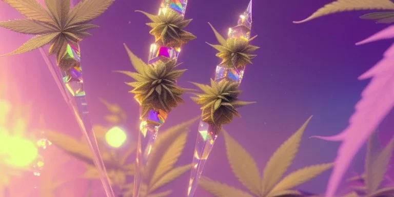 crystal marijuana leaf in a galactic ambiance beautiful fairy, transparent, delicate colors, in the foreground, full of details, smooth，soft light atmosphere, light effect，vaporwave colorful, concept art, smooth, extremely sharp detail, finely tuned detail, ultra high definition, 8 k, unreal engine 5, ultra sharp focus