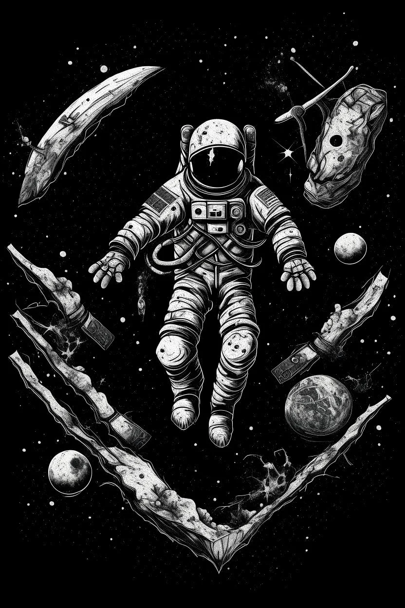 Crucified astronaut