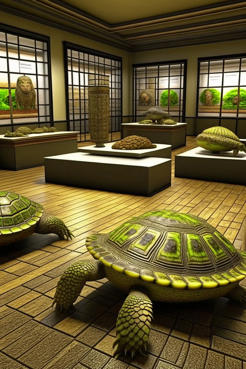 turtle museum 3dmax