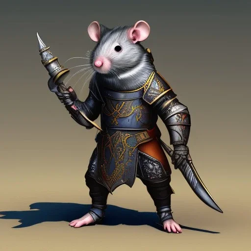 rat with armor