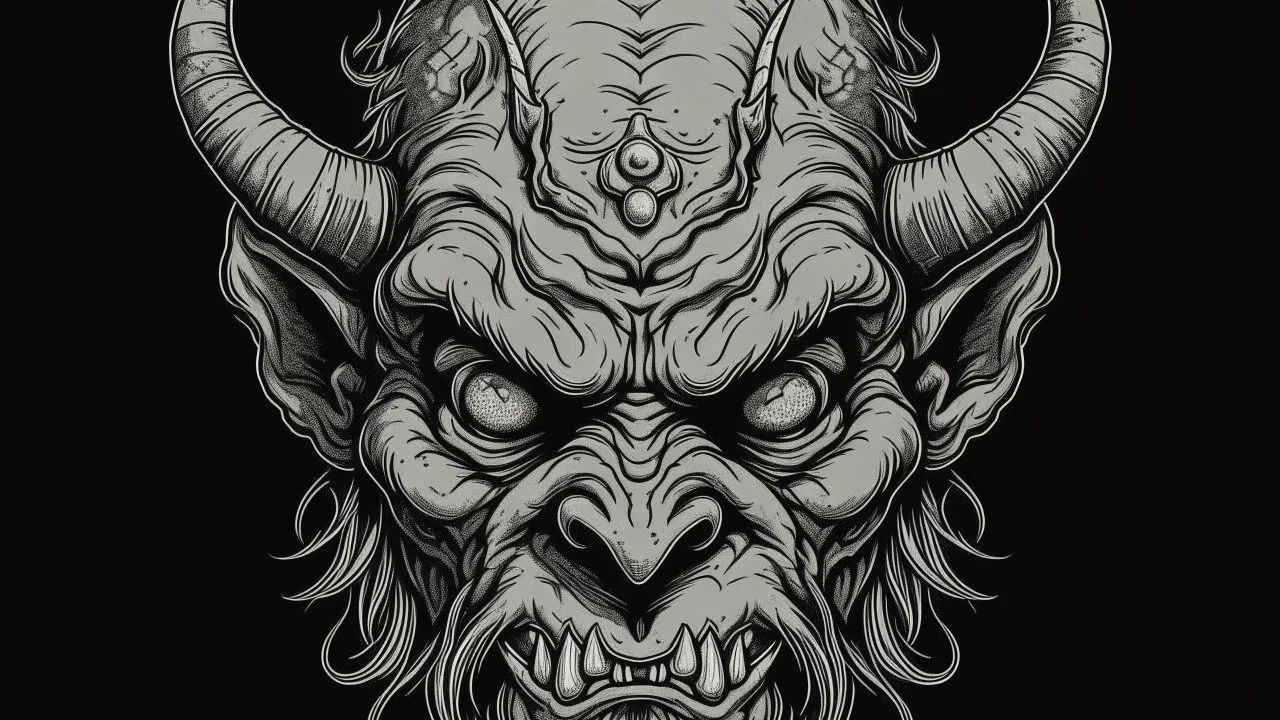 وجه الشيطان الرمادي