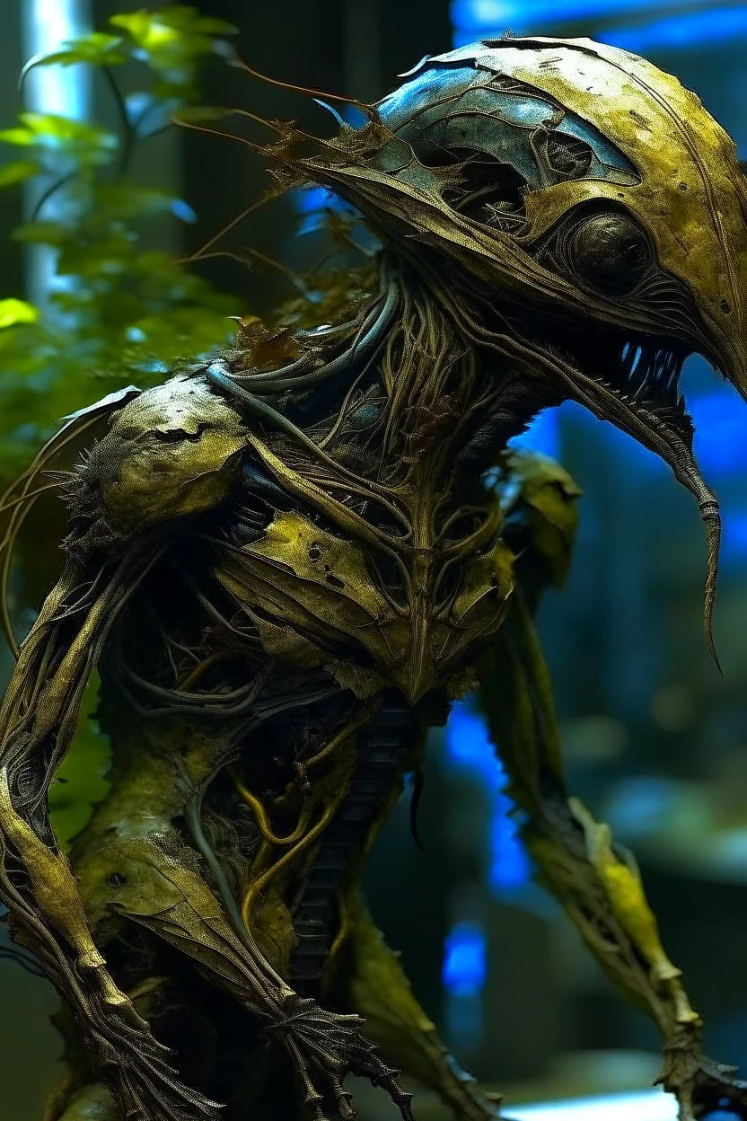 The Shrike creature as described in the Hyperion novel series. Photograph.