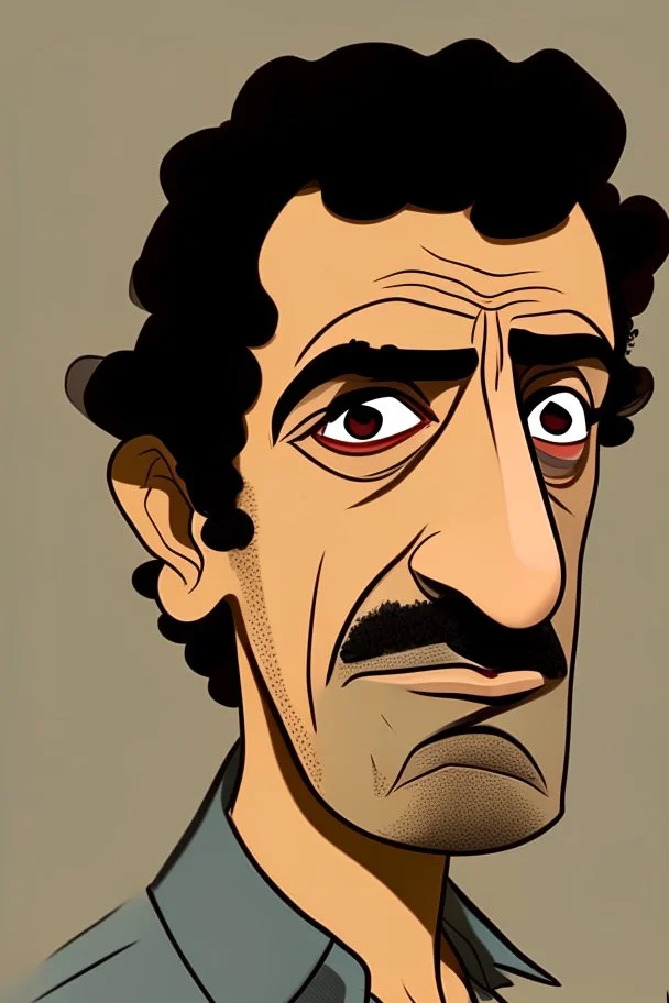 Ahmed El Sakka Egyptian actor ,cartoon 2d