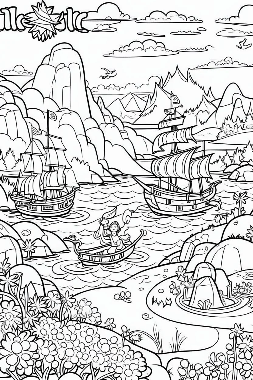 coloring page for kids, tiranosourace, cartoon style, thick outline, low details, no shading, no color