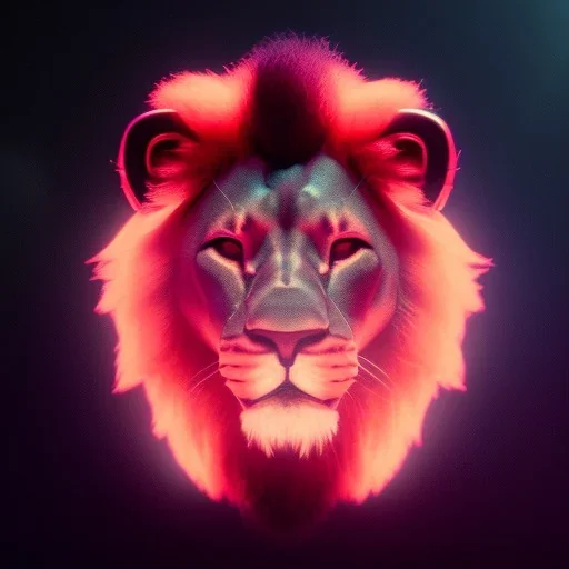 DJ, lion, unreal 5, octane render, cinema4d, redshift render, hyper realistic, cenematic, vibrancy, synthwave, retouch, centered, dynamic lighting, dramatic lighting, 4k, highly detailed, attractive beautiful, realistic, epic composition, holographic,