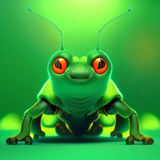 cute bug, 8k resolution, ultra hyperdetailed, Unreal Engine 5, very small details, realistic, normal colours, realistic lighting, complex 3d render, cinema 4d