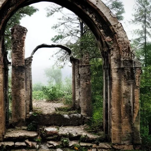 naturaleza hermosa ruinas