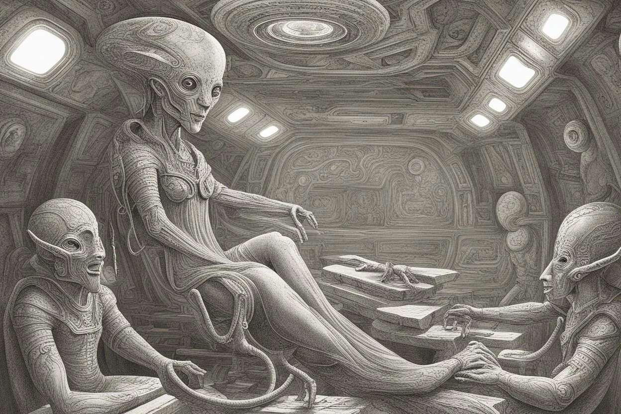 millions of years ago ancient alien mystic in spaceship