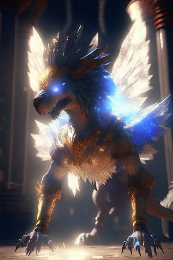 Ammit Fairy fused ,Unreal Engine, cinematic lighting