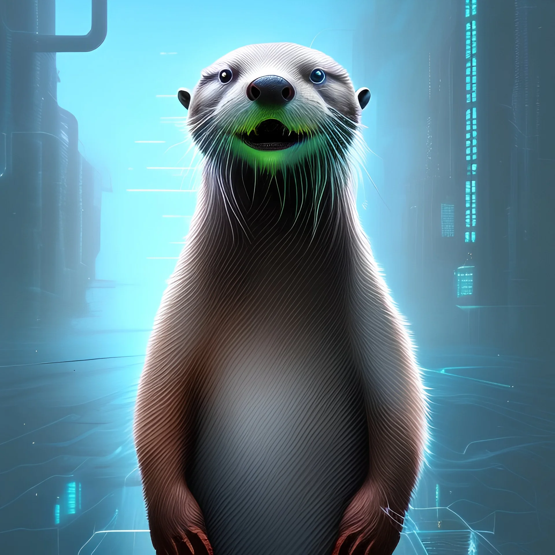Cyberpunk Otter