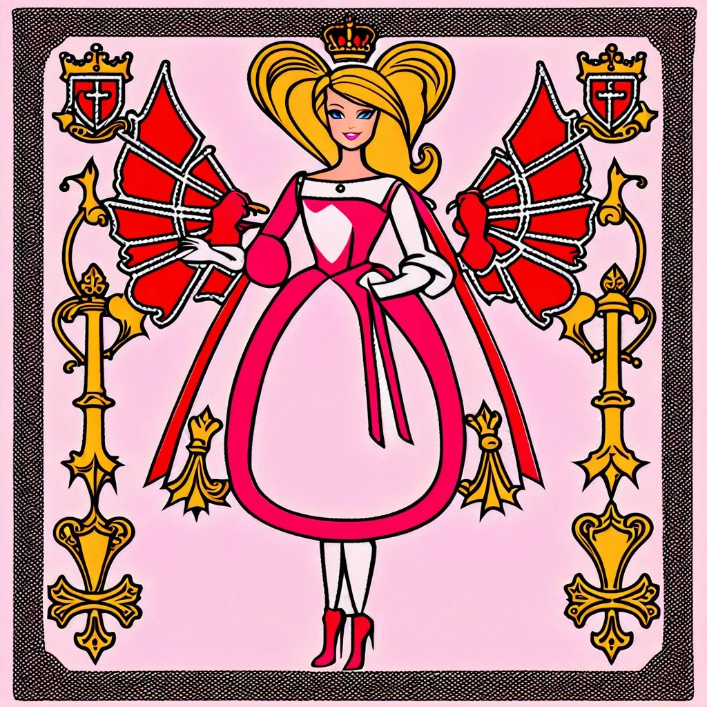 Heraldic Barbie