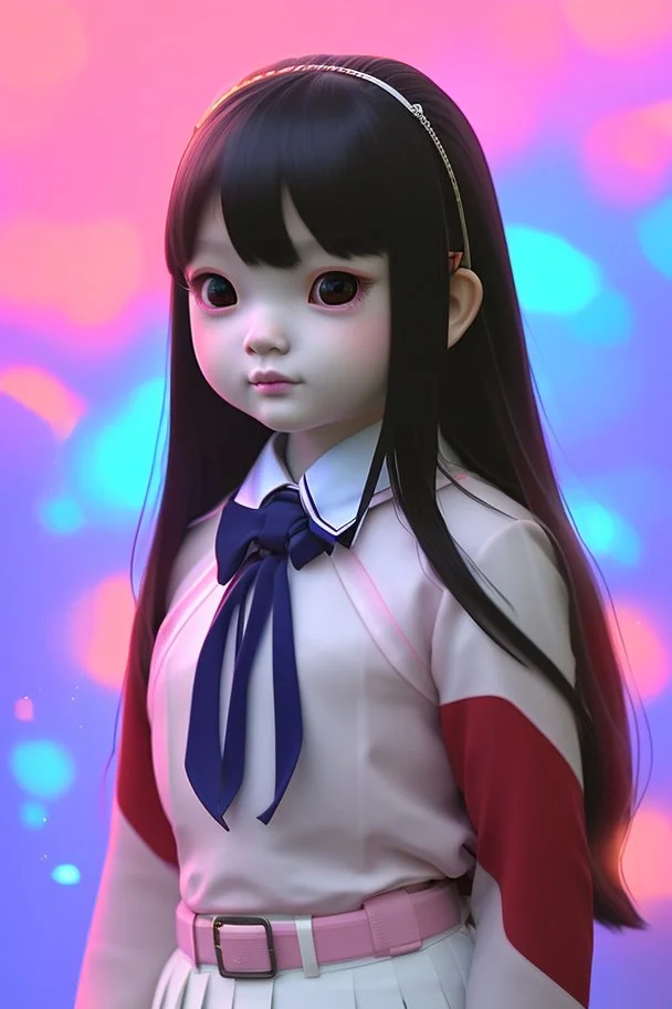 6 year old asian schoolgirl in school uniform portrait, epic colour treatment, cinematic colour treatment, meticulously intricate perfectly symmetrical extremely detailed, pixiv daily ranking, pixiv, extreme depth of field, artstation, spectacular details, volumetric lighting, masterpiece, cinematic, Hollywood production, 8k resolution, high definition, max octane render, vivid colors, max resolution, max perfectionism, realistic composition, professional photography