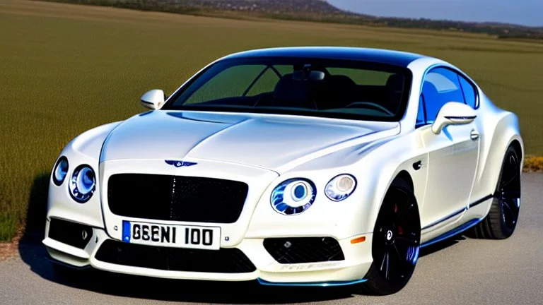 third generation Bentley Continental GT by its overall design. The front bumper seems to be derived from the BMW M3 (F80) and BMW M4 (F82/F83), while the headlights were most likely taken from modern Porsches, such as the Porsche 991. The tail lights and rear chrome trim might be based on the Lagonda Taraf, 4K, Ultra Detailed, rear view, rear view