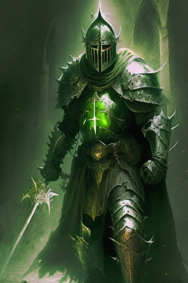 crusader holy light olive green dark medieval TambsTV knight paladin crusades diablo demon dark ages