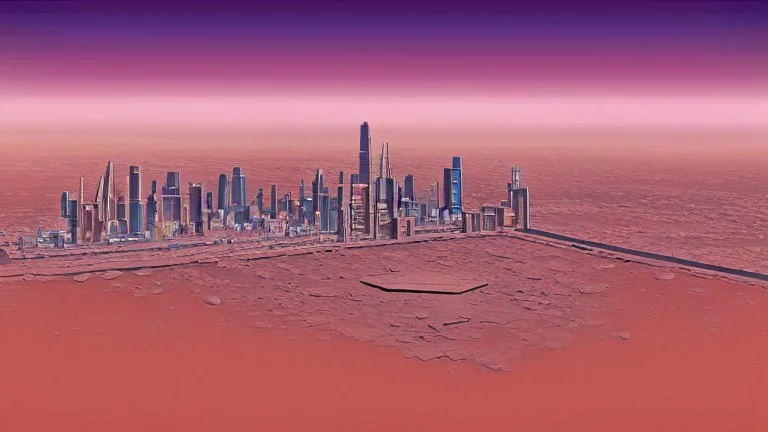 station and city on Mars