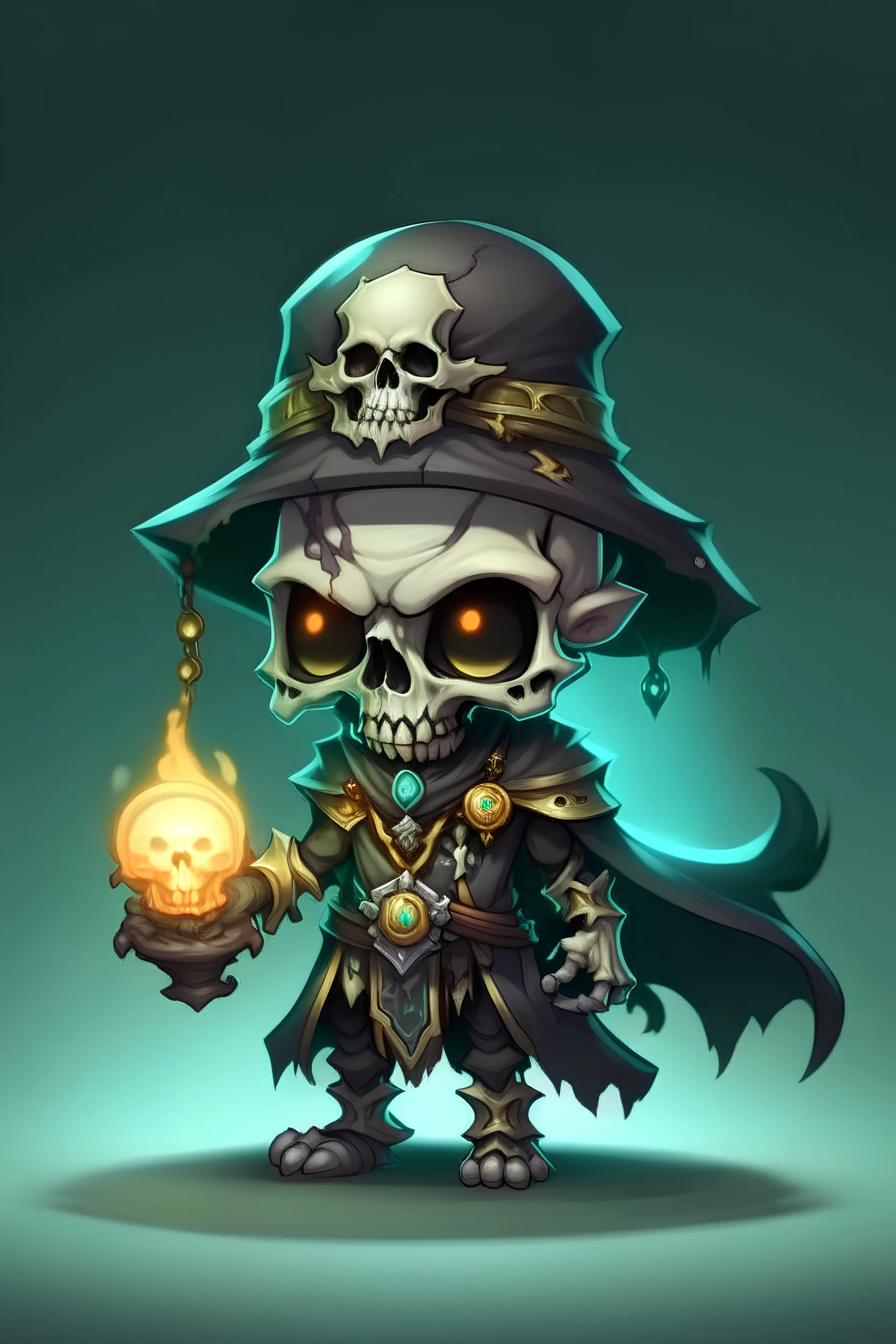 chibi undead warlock UNDEAD