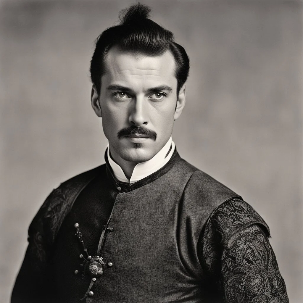 Rocco Bonetti, founder of a highly controversial sword-fighting school: “There was an Italian teacher of Defence in my time, who was so excellent in his fight,” writes fencing enthusiast George Silver, c. 1599, “that he would have hit anie English man with a thrust, just upon any button in his doublet.”