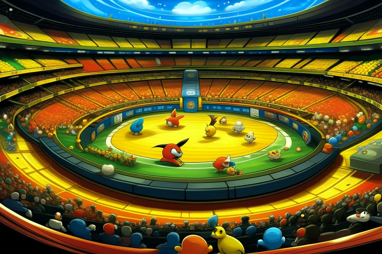 a Pokémon stadium
