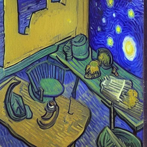 Van Gogh, space marine