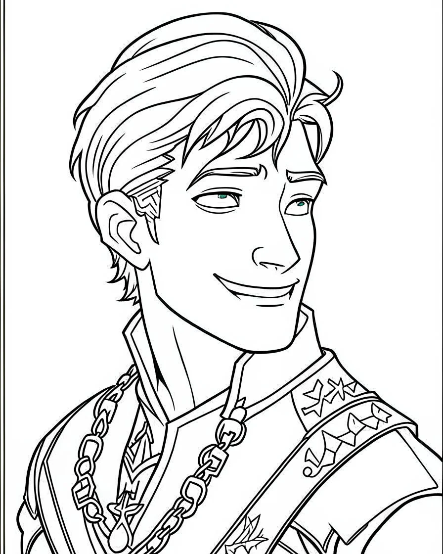 Prince Hans Coloring Page