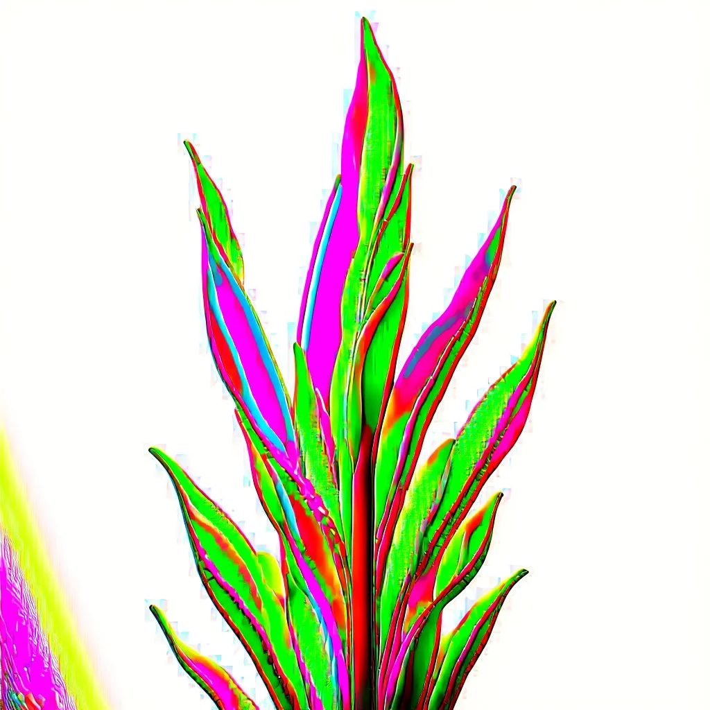 Planta vegetal, Arte digital 3D, calidad ultra, hiperdetallado, 8k