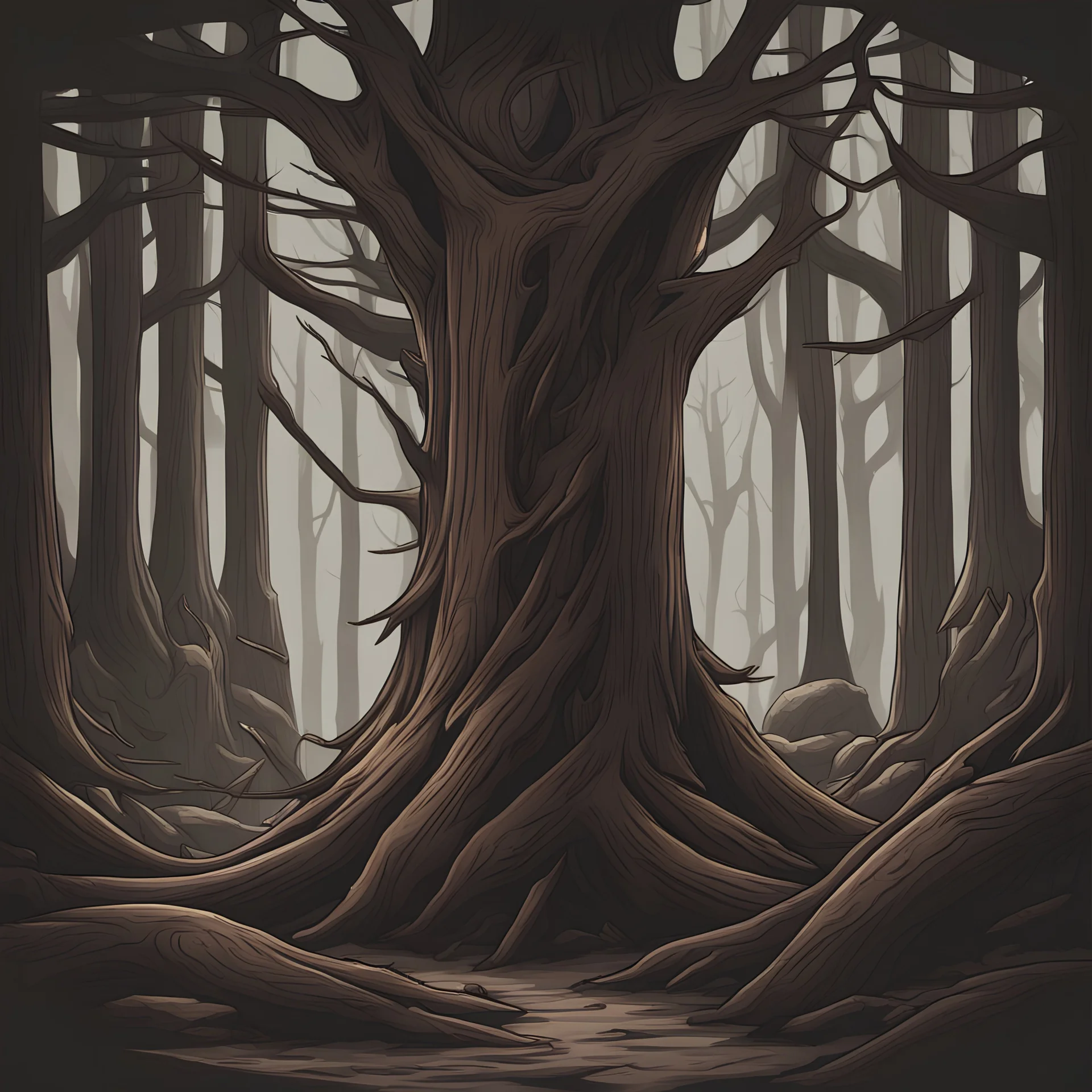 stylized dark wood texture, game art