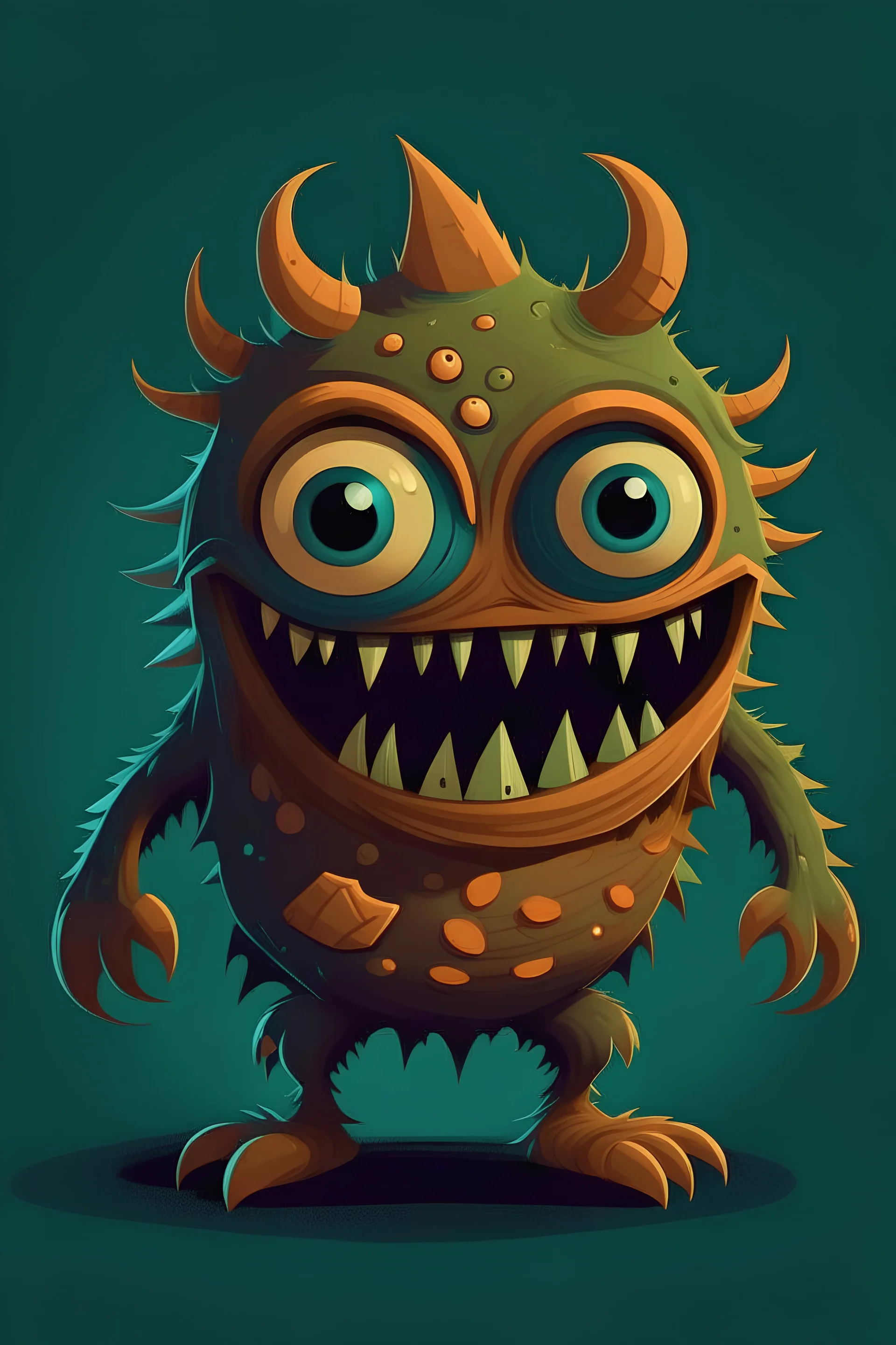 Faça um monstro assustador