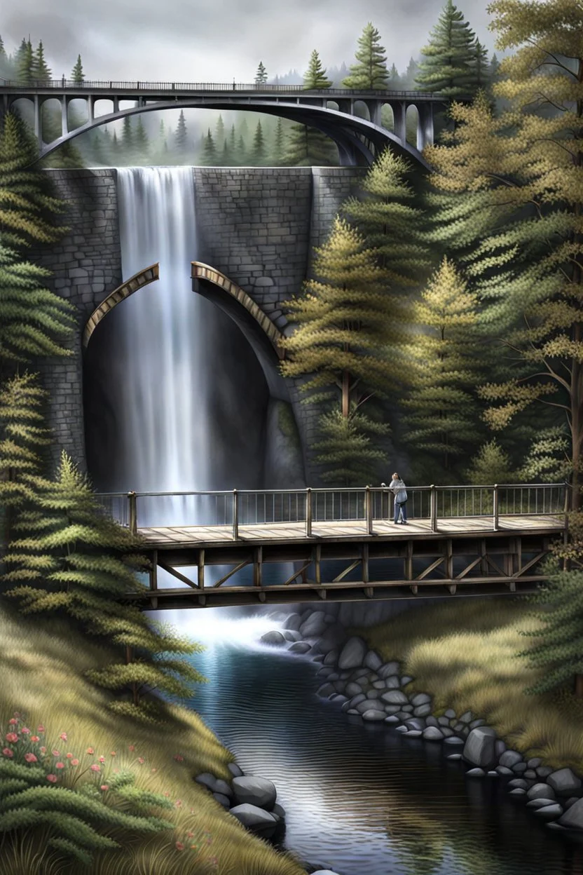 Rainbow Bridge, photorealistic