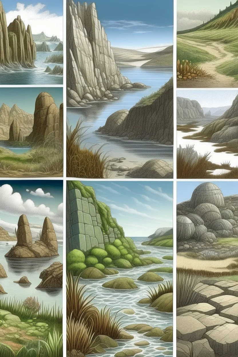 cambrian periode lanscapes