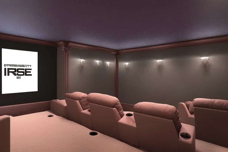 a dedicated home cinema room