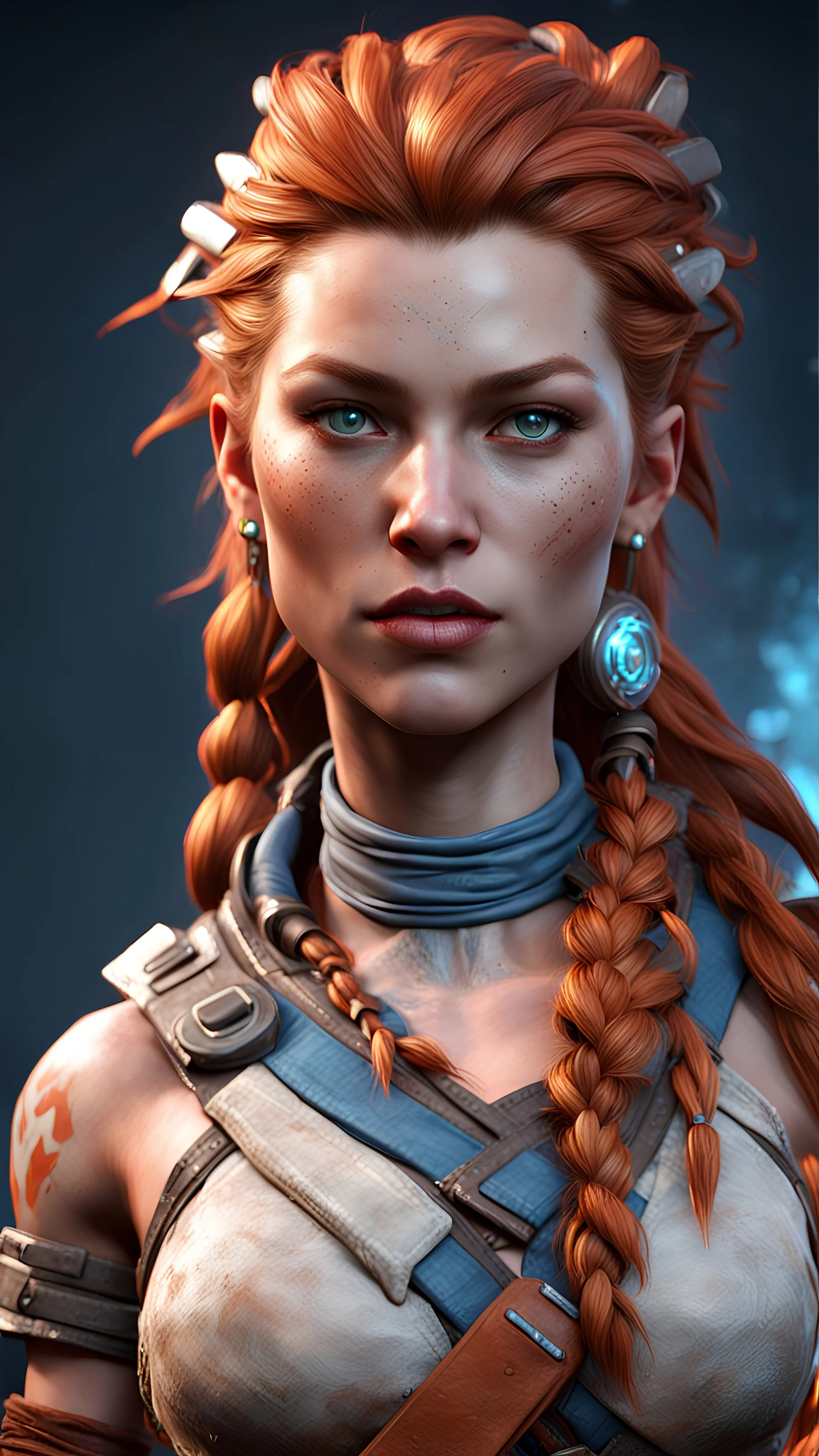 hot big greast aloy, game horizon, 3d,