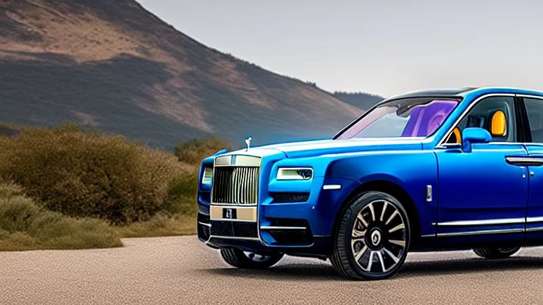 Luxury Rolls Royce Cullinan Ultimate Tuning , Photorealistic, 4K, Ultra Detailed, Front Quarter View