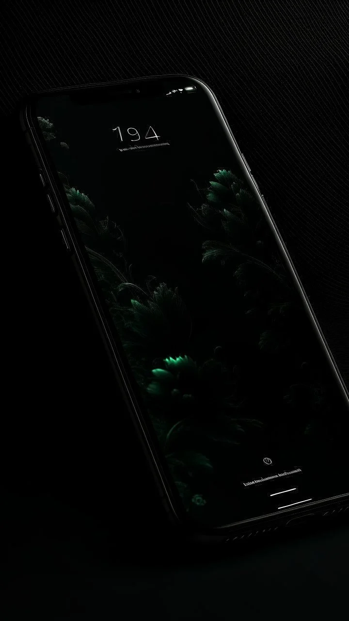 خلفية هاتف مظلمة وجميله