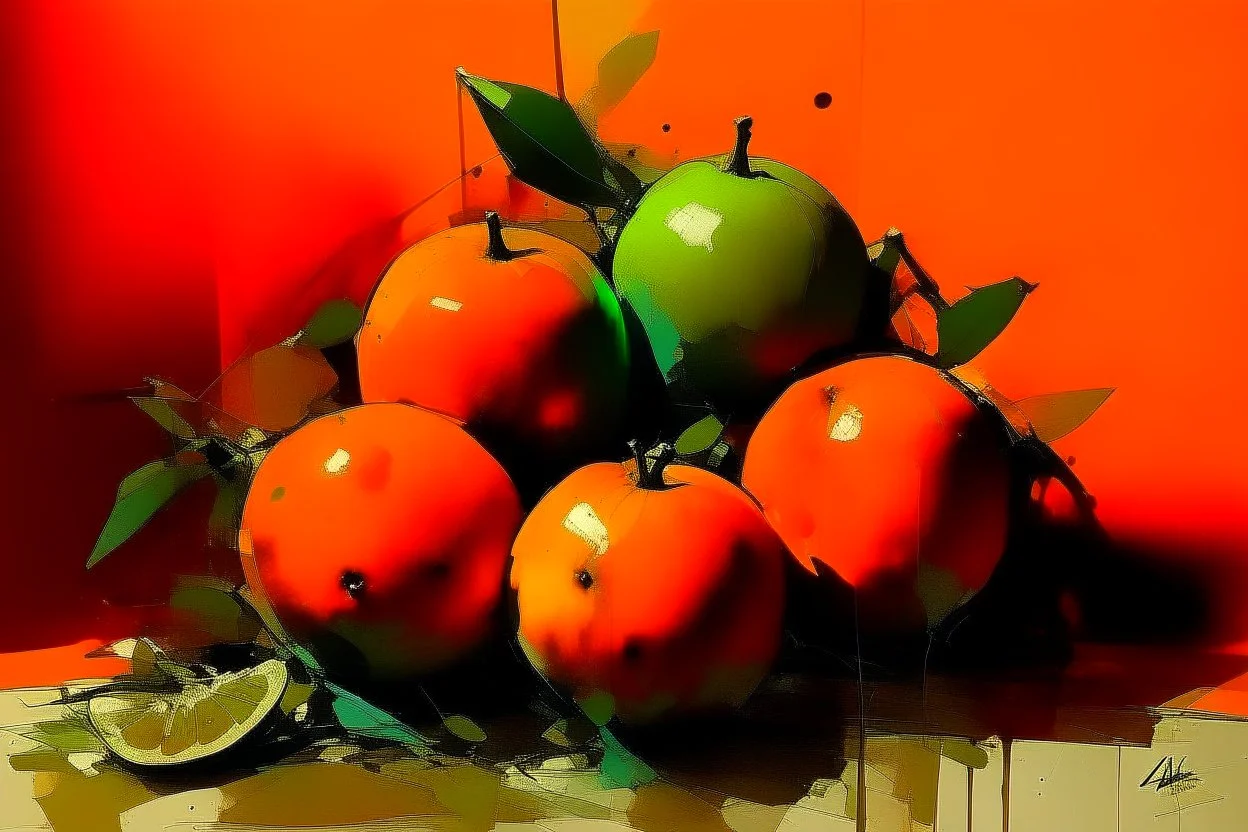 Oranges by Anthony Lister