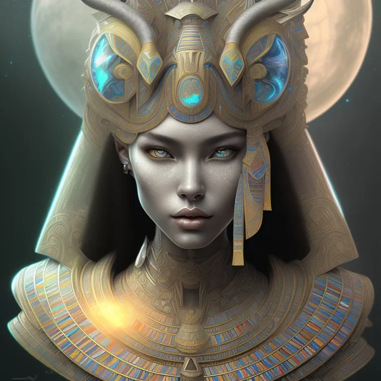 sango fantasy, fantasy magic, intricate, sharp focus, illustration, highly detailed, digital painting, concept art, matte, masterpiece head sexy Aztec beauty black hair space lady silver tiger head Egyptian princess pyramid