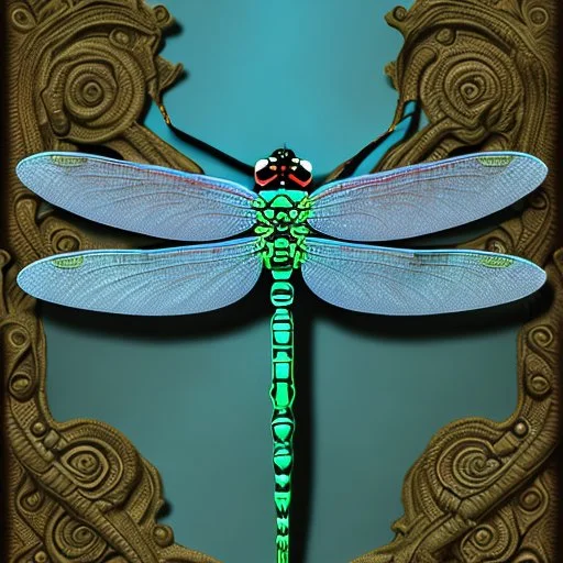 Damselfly detailed intricate