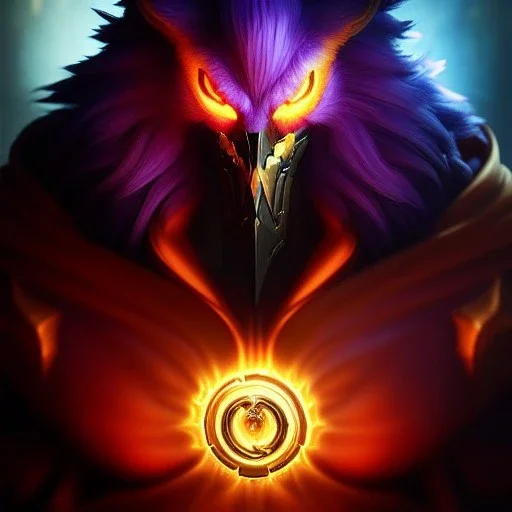 Ultra detailed fullbody Portrait in oil on canvas of heroes of the storm -Blaze,extremely detailed digital painting,intense stare, extremely detailed face, crystal clear eyes, mystical colors ,perfectly centered image, perfect composition, rim light, beautiful lighting,masterpiece ,8k, stunning scene, raytracing, anatomically correct, in the style of Steve Jung and robert e howard and Wizyakuza and Ohrai Noriyoshi and Simon Bisley and uncannyknack.