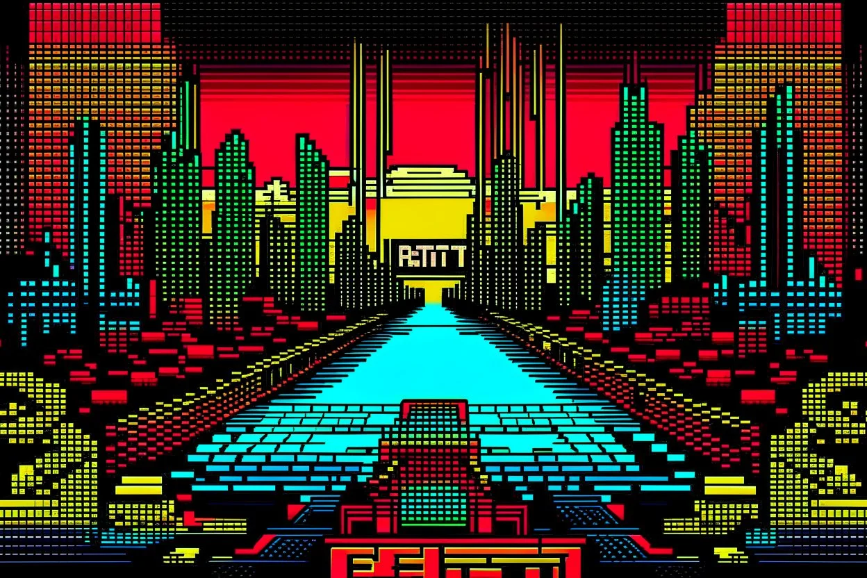 ALBUM COVER - 8 BIT DETROIT RAVE ELECTRONC MUSIC UNDERGROUND SOUND