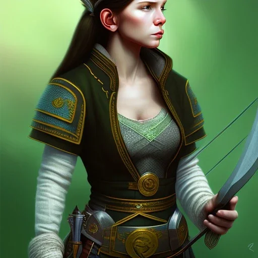 Halfling, woman, adventurer, green eyes, magic, Lilith, smooth, dagger, bard