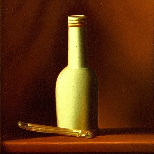 still life bottle