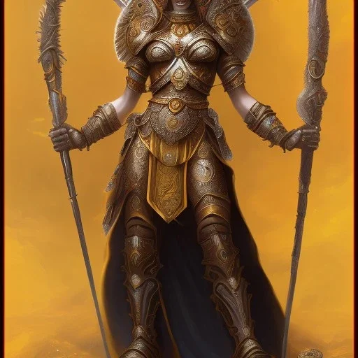 marigold goddess warrior