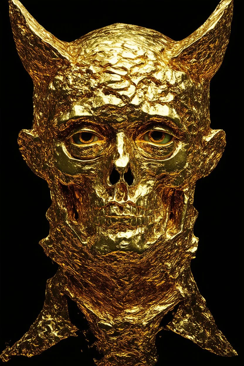 fool's gold is a dense metal that corrodes the soul; neo-surrealistic optical art